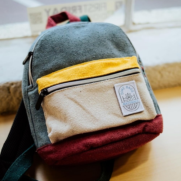 Dime Bag Backpack, 100% Nepali Hemp, - Picture 1 of 16